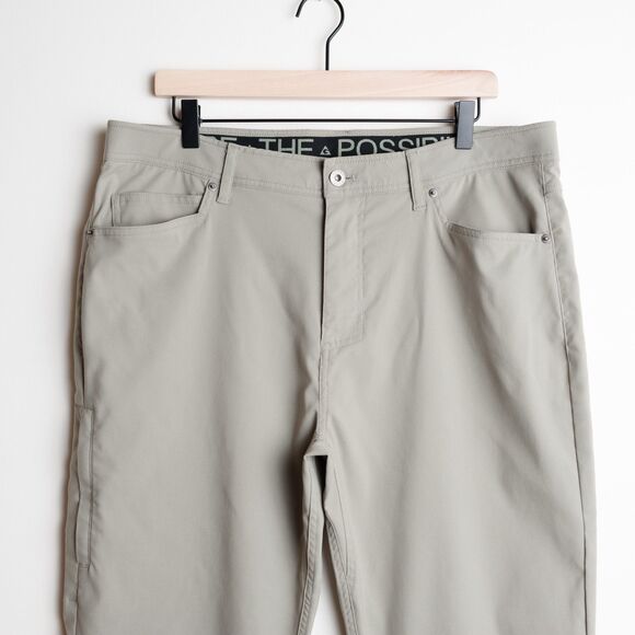 Gerry Venture Commuter Tech Pants Mens 36X34 Green Comfort Stretch Active Hiking - Picture 3 of 13